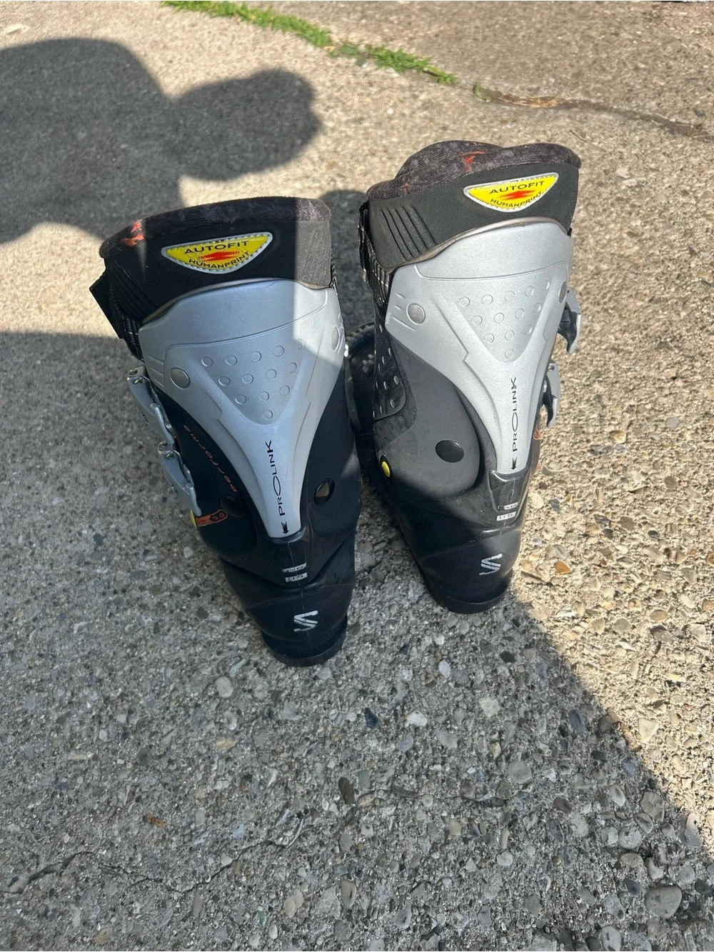 Salomon Force Super Alpine Ski Boots Black 4 Buckle Adult Ski Boots L=344mm